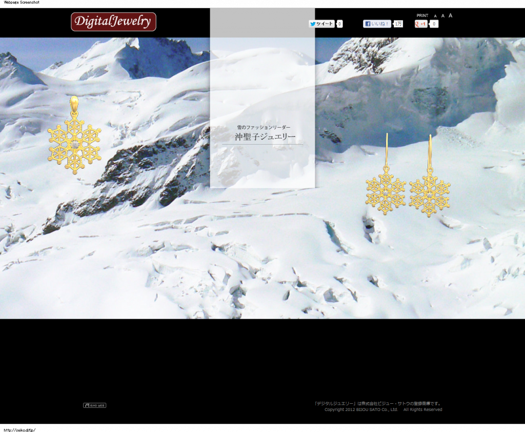 =TOP= of 雪のファッションリーダー沖聖子ジュエリー-090951